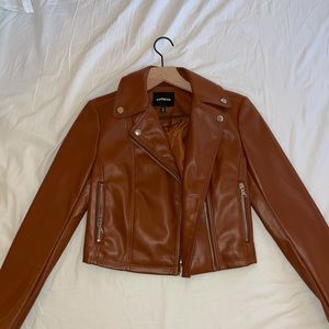 Express leather jacket
